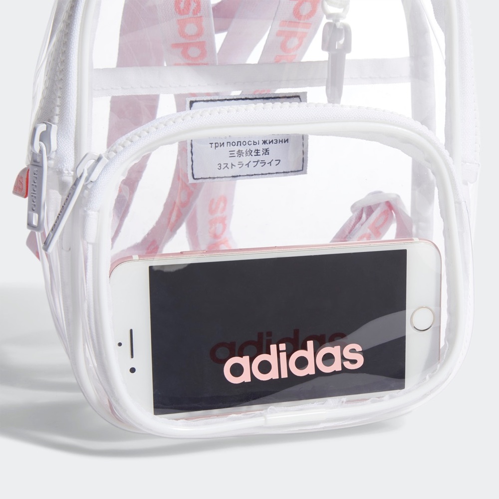 *BUNDLE* Adidas Mini Clear Backpack/Waist Pack - Picture 7 of 11